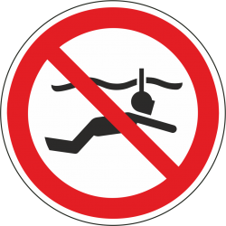 Verboden te snorkelen stickers