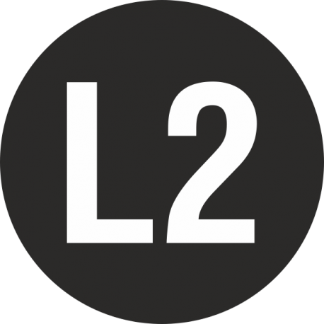 “L2 geleider” stickers