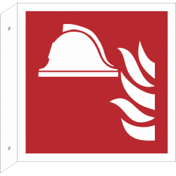 Brandbestrijdingsmiddelen bordjes (haaks model)