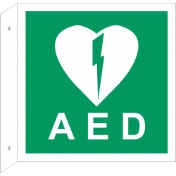AED bordjes (haaks model)