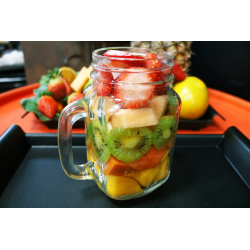 Fruitsalade - Foto op plexiglas