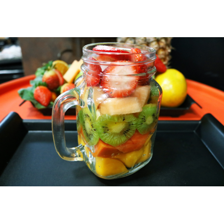 Fruitsalade - Foto op plexiglas