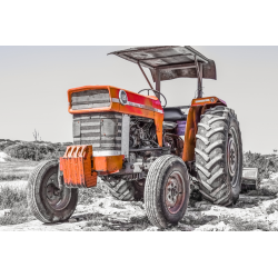 Tractor - Foto op plexiglas