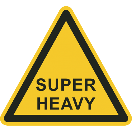 Super heavy stickers