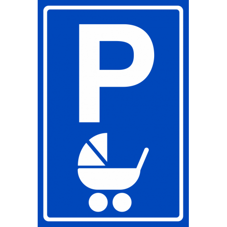 Kinderwagen parkeren stickers