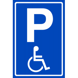 Invaliden parkeren stickers