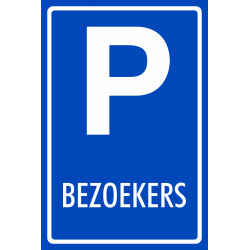 Parkeerplaats bezoekers stickers