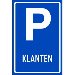 Parkeerplaats klanten stickers