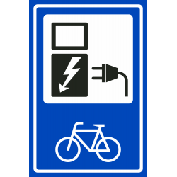 Laadpunt fiets stickers