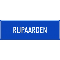 'Rijpaarden' stickers (blauw)