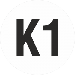 K1 sticker