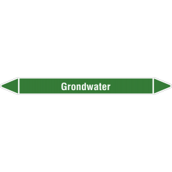 'Grondwater' leidingmarkering stickers