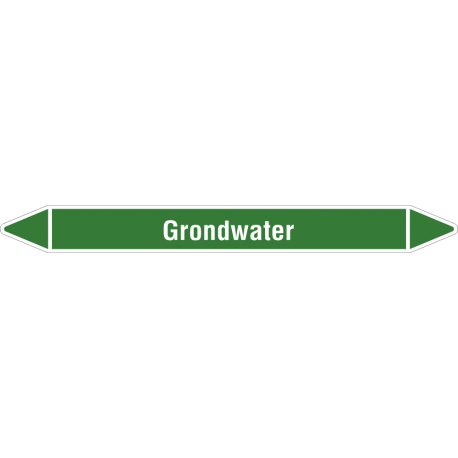 'Grondwater' leidingmarkering stickers