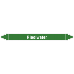 'Rioolwater' leidingmarkering stickers