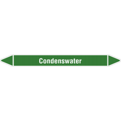 'Condenswater' leidingmarkering stickers