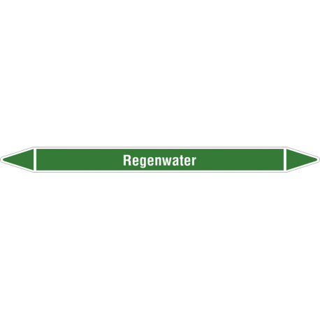 'Regenwater' leidingmarkering stickers