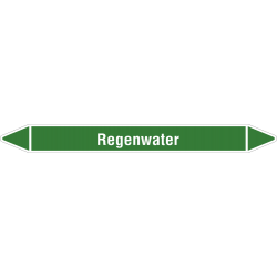 'Regenwater' leidingmarkering stickers