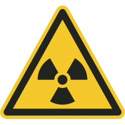 Radioactieve stoffen vloerstickers