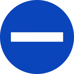 “Min symbool” (blauw) stickers