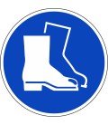 Veiligheidsschoenen verplicht ISO stickers