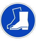 Veiligheidsschoenen verplicht ISO stickers
