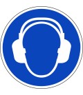 Gehoorbescherming verplicht ISO stickers
