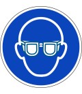 Oogbescherming verplicht stickers