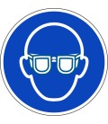 Oogbescherming verplicht stickers