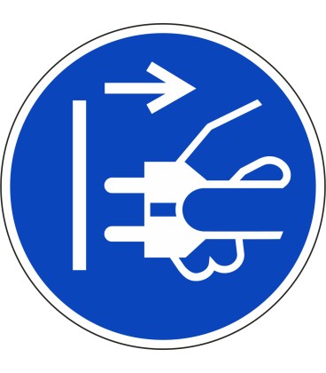 Stekker uit stopcontact trekken stickers