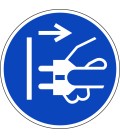 Stekker uit stopcontact trekken stickers