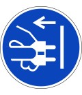 Stekker uit stopcontact trekken stickers