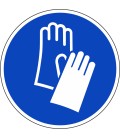 Veiligheidshandschoenen verplicht ISO stickers
