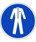 Beschermkleding verplicht stickers