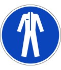 Beschermkleding verplicht stickers