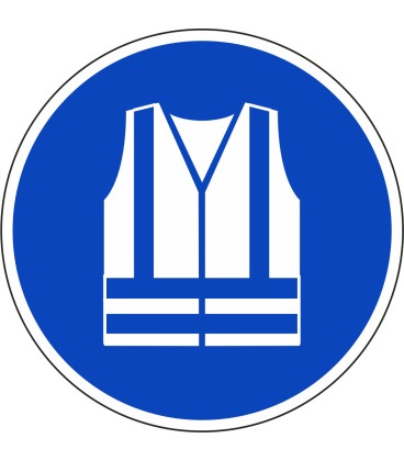 Veiligheidsjas (high visibility) verplicht stickers
