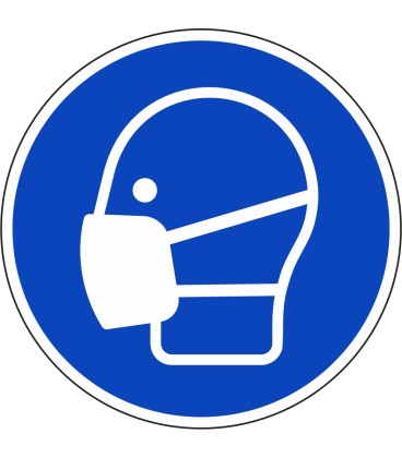 Mondkapje verplicht stickers