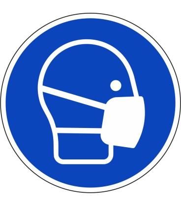 Mondkapje verplicht stickers