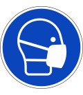 Mondkapje verplicht stickers