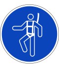 Veiligheidsharnas verplicht stickers