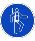 Veiligheidsharnas verplicht stickers