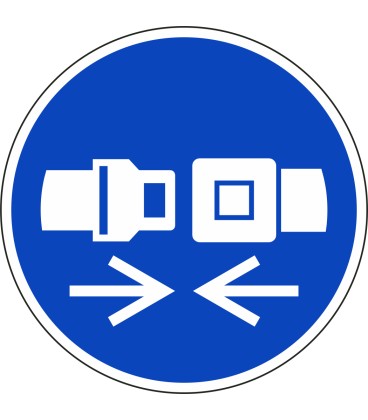 Veiligheidsriem verplicht stickers