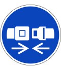 Veiligheidsriem verplicht stickers