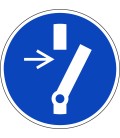Vrijschakelen voor onderhoud verplicht stickers