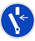 Vrijschakelen voor onderhoud verplicht stickers