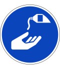 Beschermende crème verplicht stickers