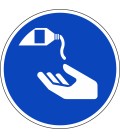 Beschermende crème verplicht stickers