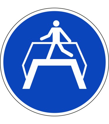Oversteekplaats gebruiken stickers