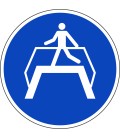 Oversteekplaats gebruiken stickers