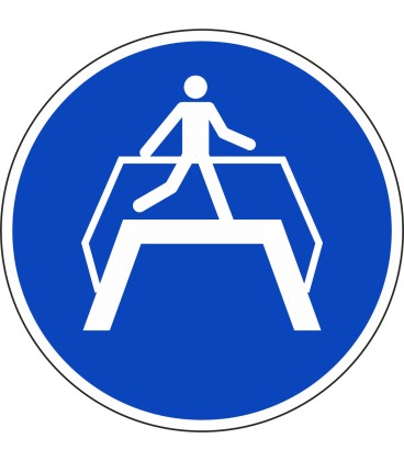 Oversteekplaats gebruiken stickers
