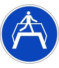 Oversteekplaats gebruiken stickers